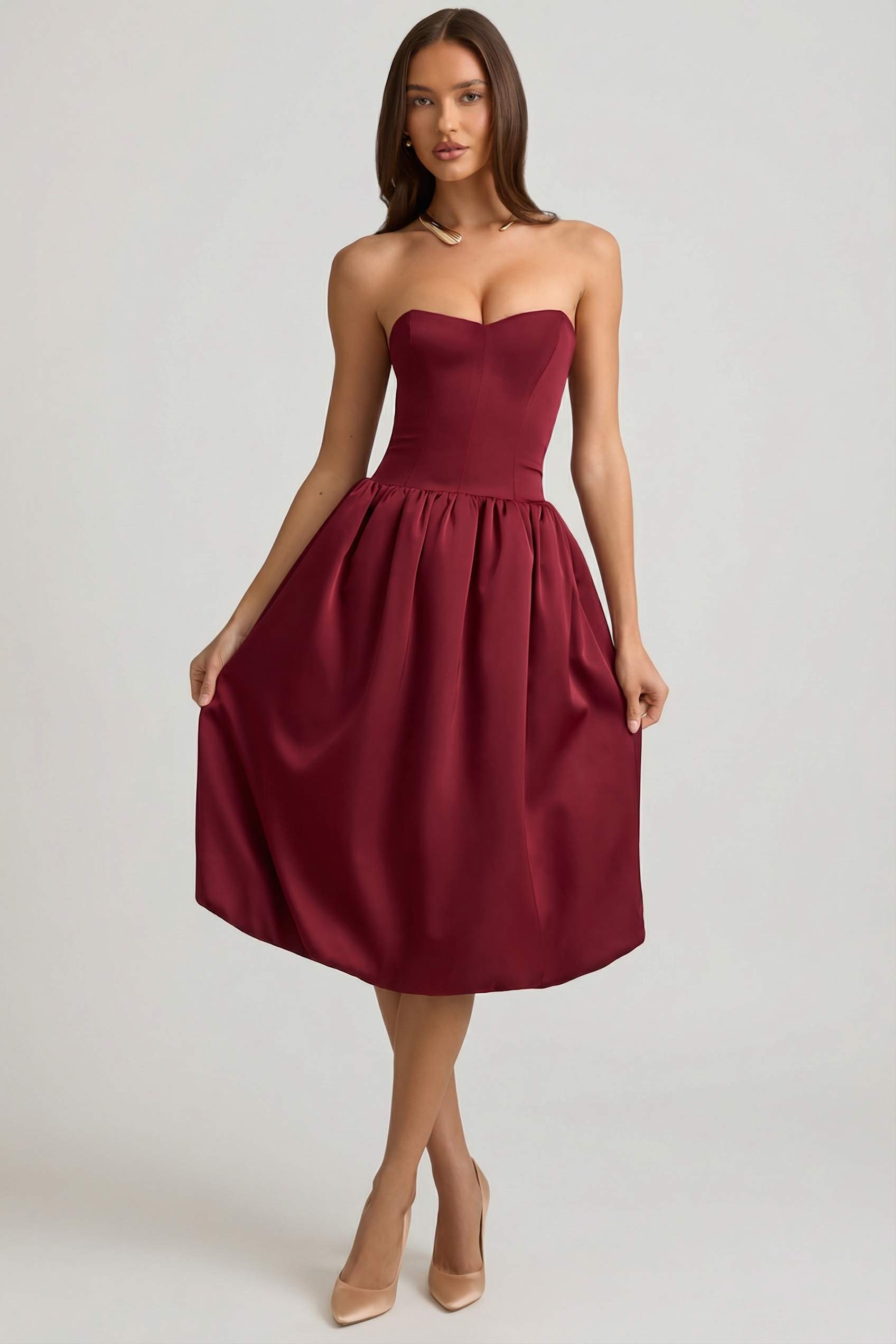 white christmas dresses Bloody Glass Velvet Pocket Dress – DraculaClothing