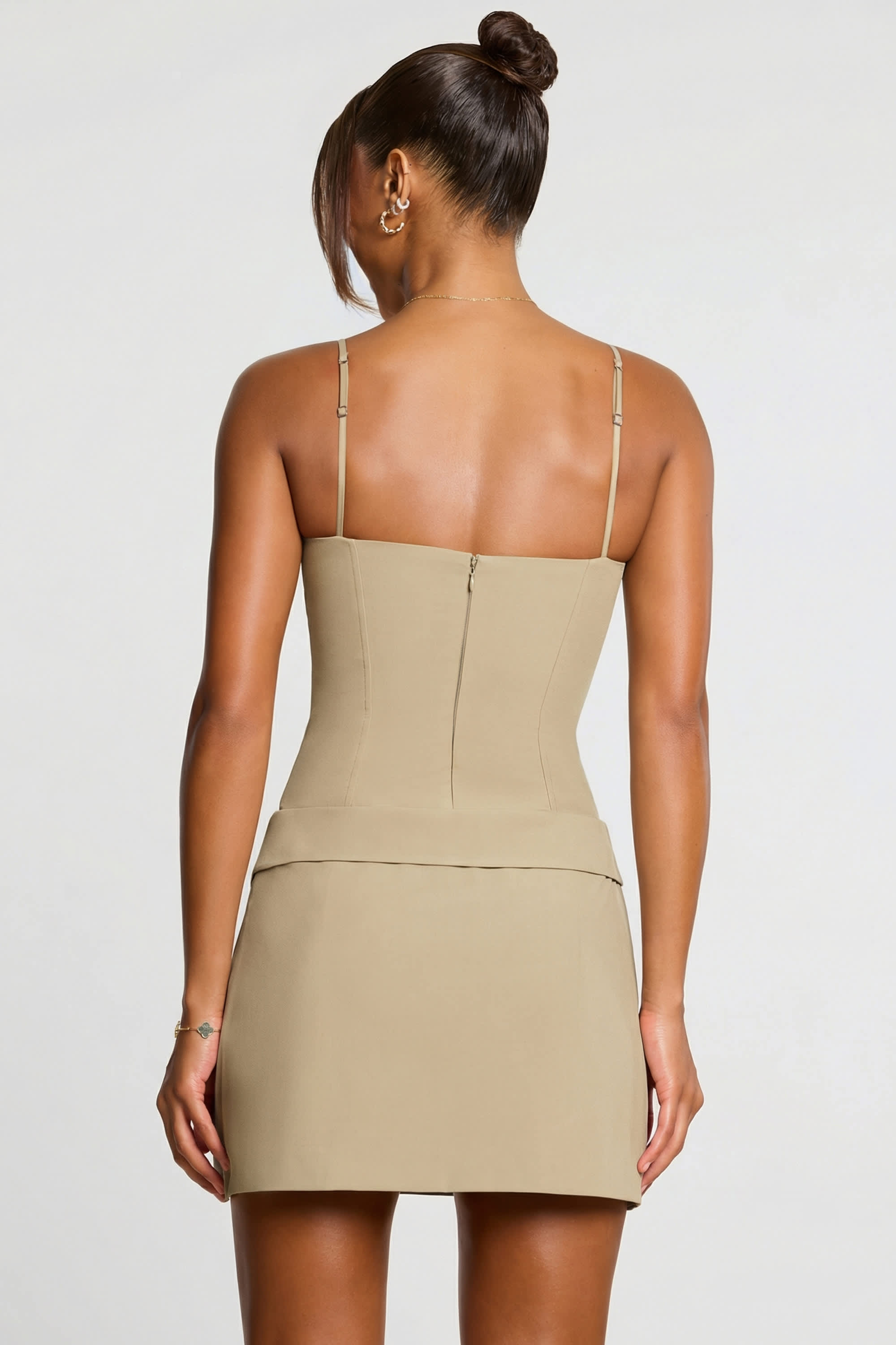 strapless open back dress Juno Sleeveless Utility Dress in Red | Color - Red / 0 main image 1