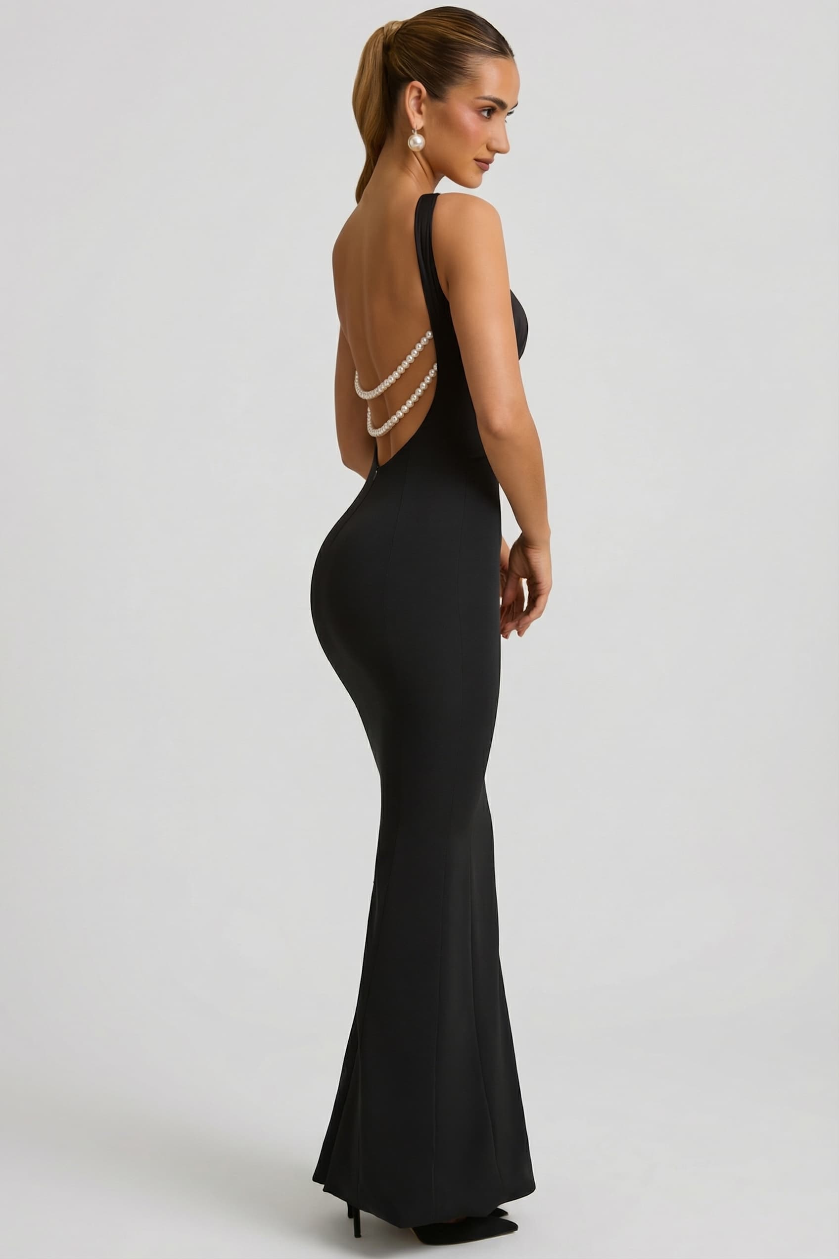 は*か様  Velour Long Dress black herli は*か様 Velour Long Dress black herli は*か様 Velour Long Dress